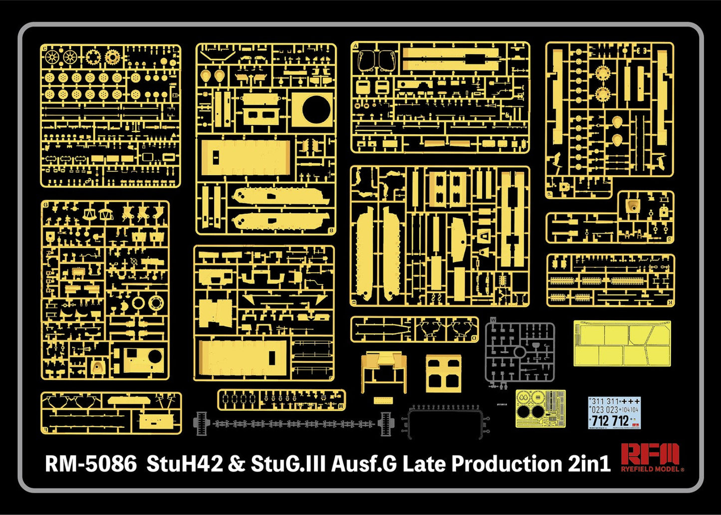Rye Field Model 5086 1/35 StuH42 & StuG.III Ausf.G Late Production