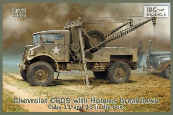 IBG 72032 1/72 Chevrolet C60S No.13/11 Cab with Holmes