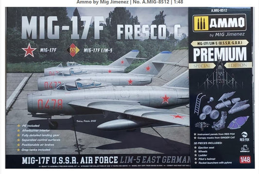 AMMO by Mig 8512 1/48 Fresco C MiG-17 F/ LIM-5 U.S.S.R. - GDR PREMIUM