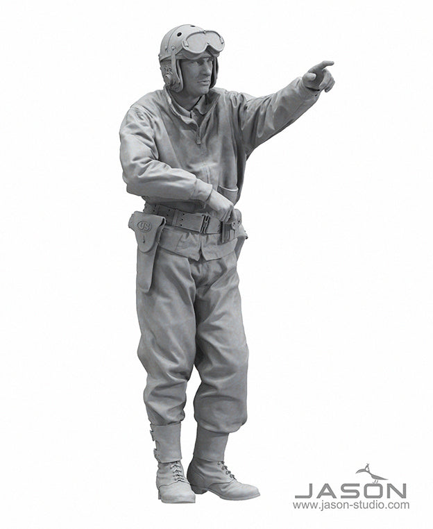 Jason Studios 16009 1/16 M8 Greyhound crew 4 resin figures