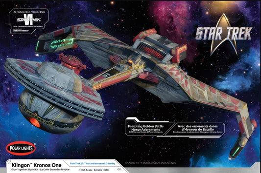 POLAR LIGHTS 997M 1/350 STAR TREK VI KLINGON KRONOS ONE