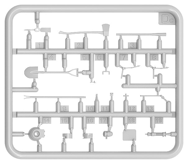 MiniArt 35603 1/35 Tool Set: Various Tools & Boxes