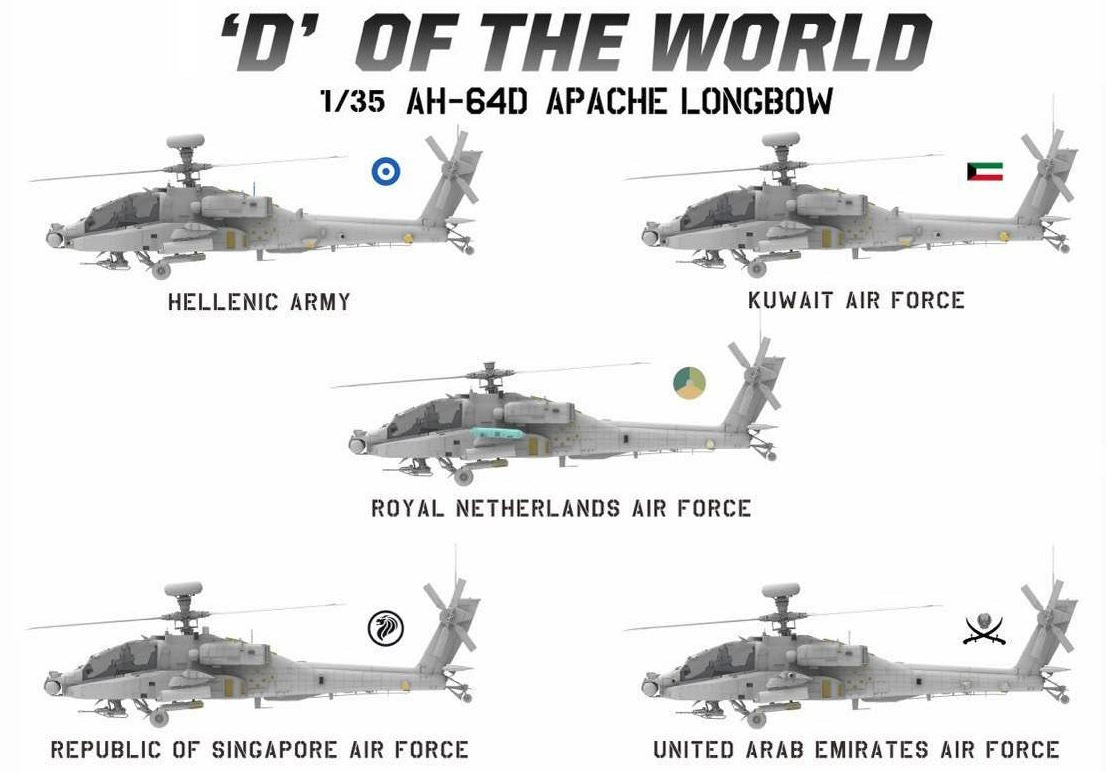 Takom 2606 1/35 D of the World AH-64D Attack Helicopter - LIMITED EDITION